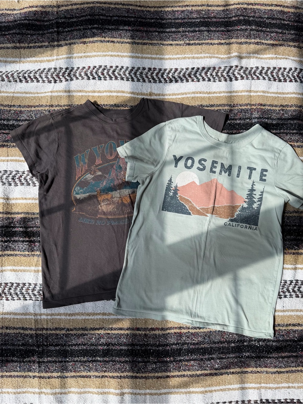Graphic Tee set Yosemite & Wyoming